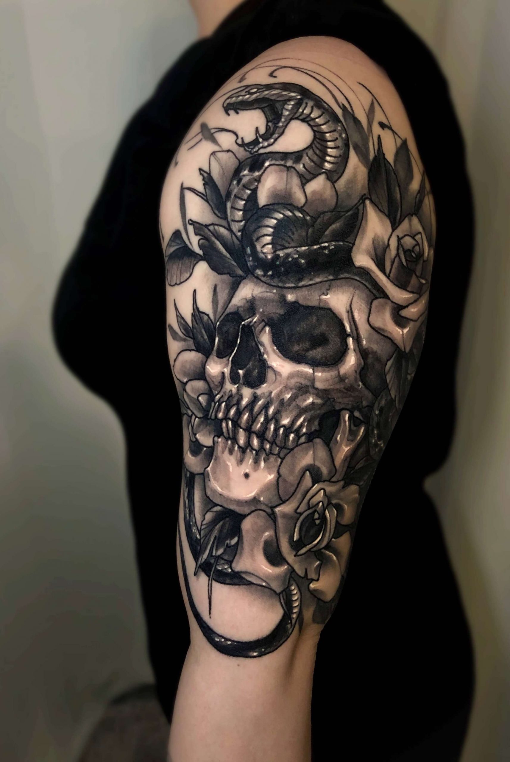 5 Cool Designs for Skull and Snake Tattoos