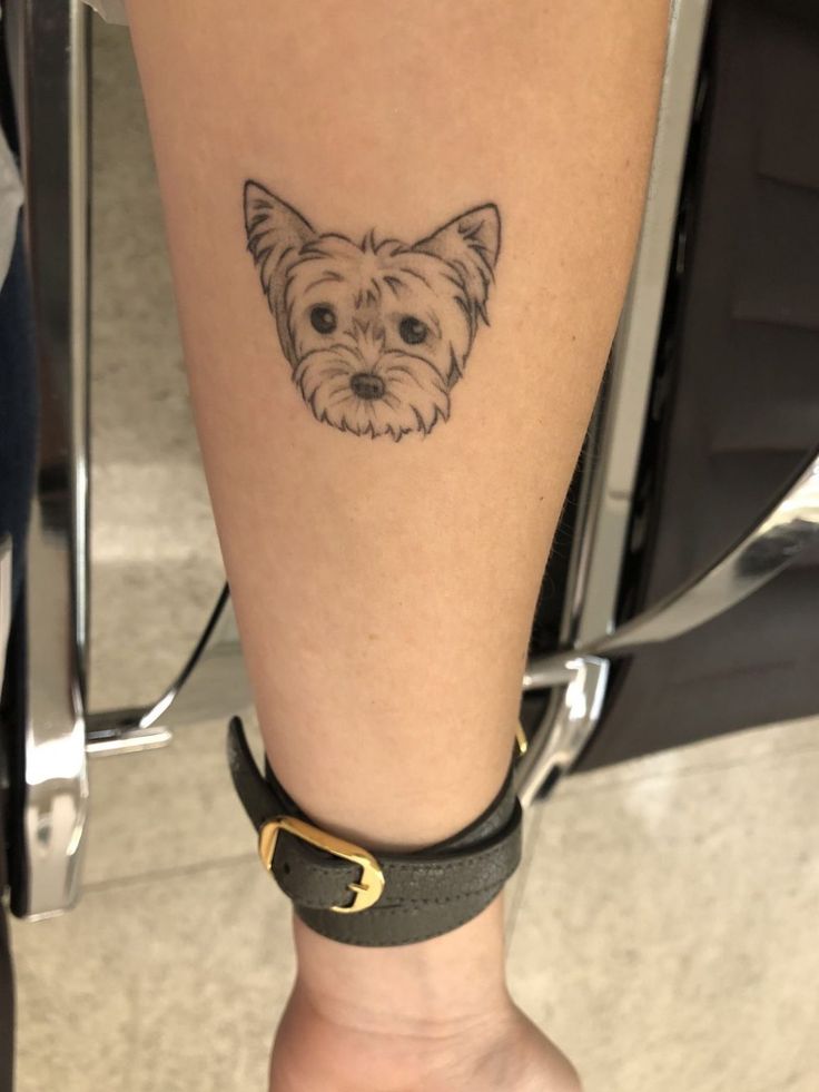 Yorkshire Terrier Tattoos: Tiny Dogs, Big Impressions