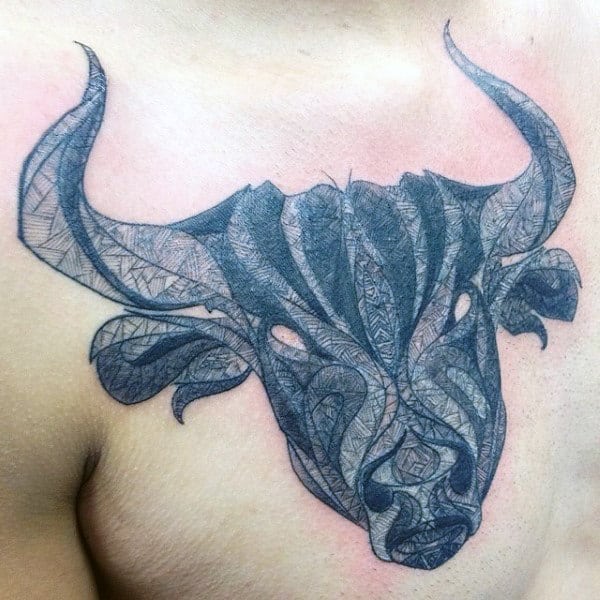 Taurus Bull Tattoo For Men Tattoo Ideas