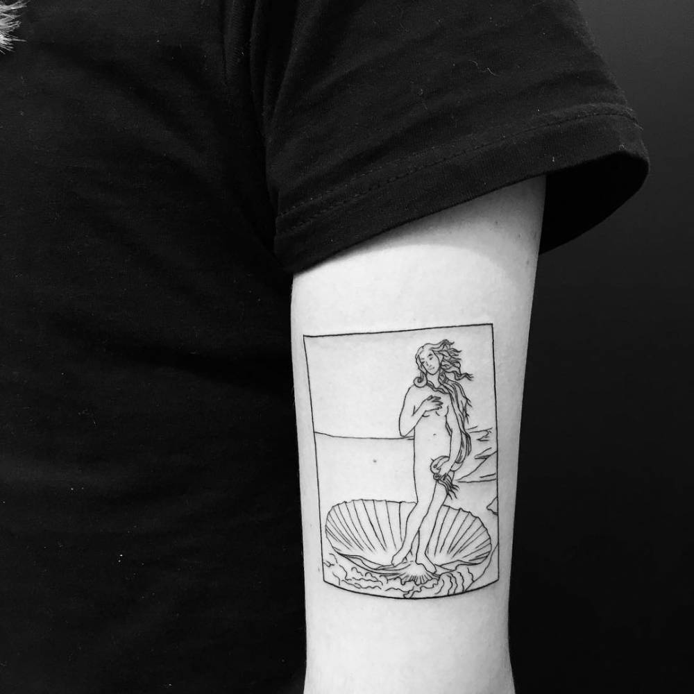 The Birth Of Venus Tattoo By Kaplan Tattoo Venus Tattoo