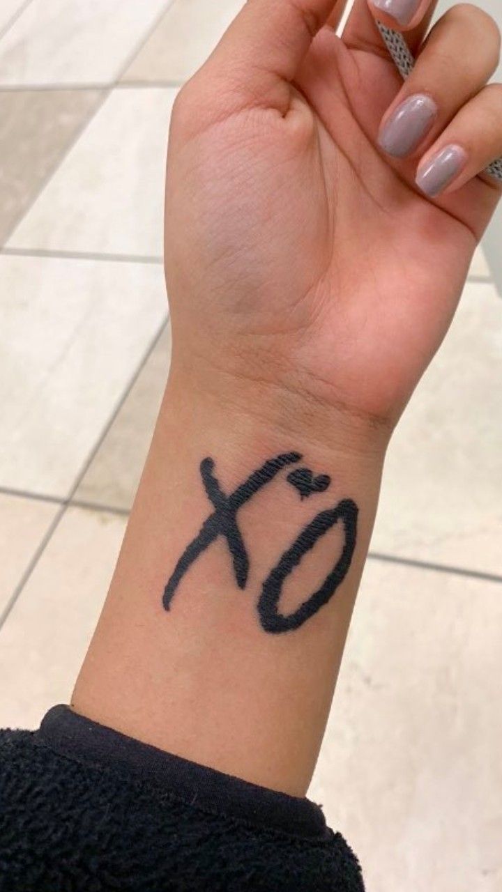 The Weeknd Tattoo The Weeknd Tattoo Xo Tattoo Bunny Tattoos