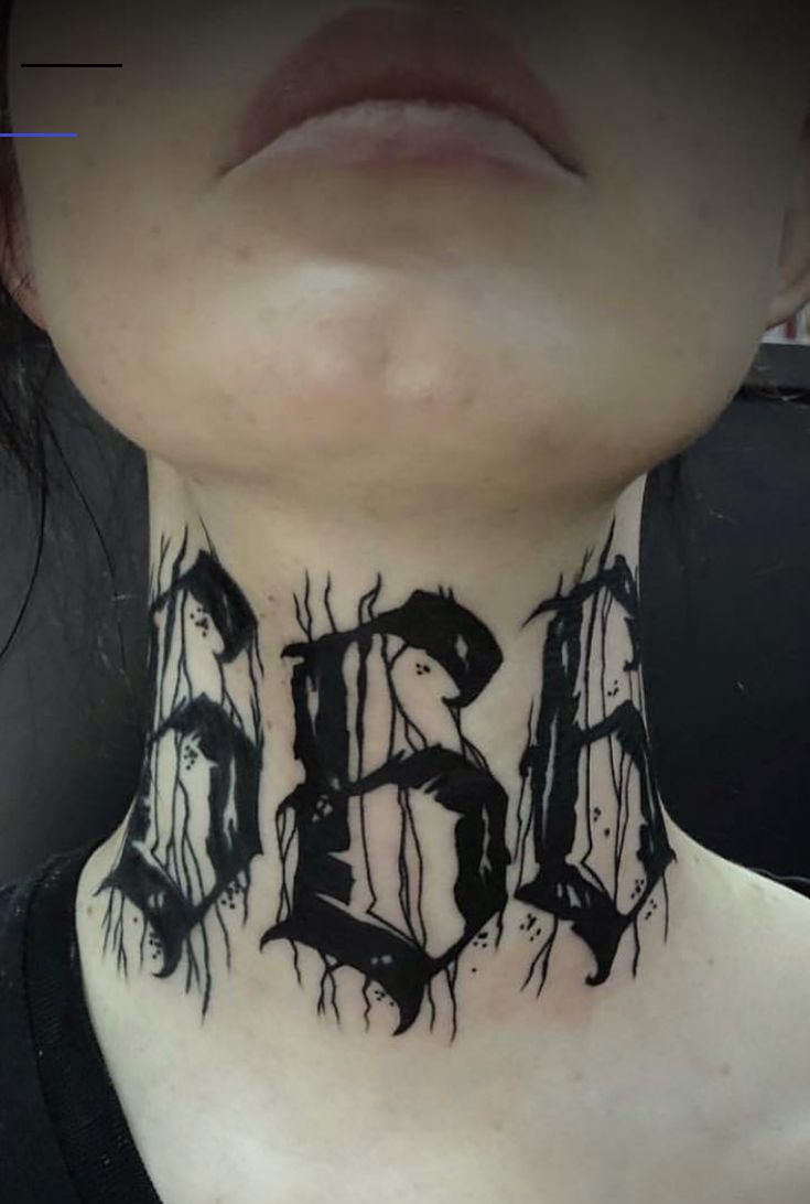 Throat Tattoos Designs Ideas And Meaning Tattoos For You