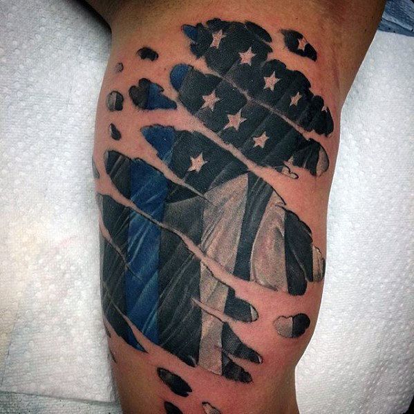 Top 51 Best Thin Blue Line Tattoo Ideas 2021 Inspiration Guide