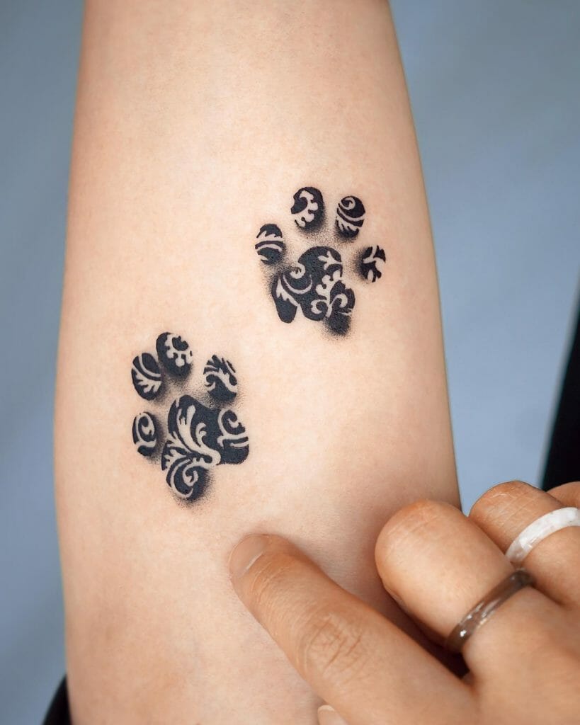 Top 65 Best Cat Paw Print Tattoo Ideas 2020 Inspiration Guide