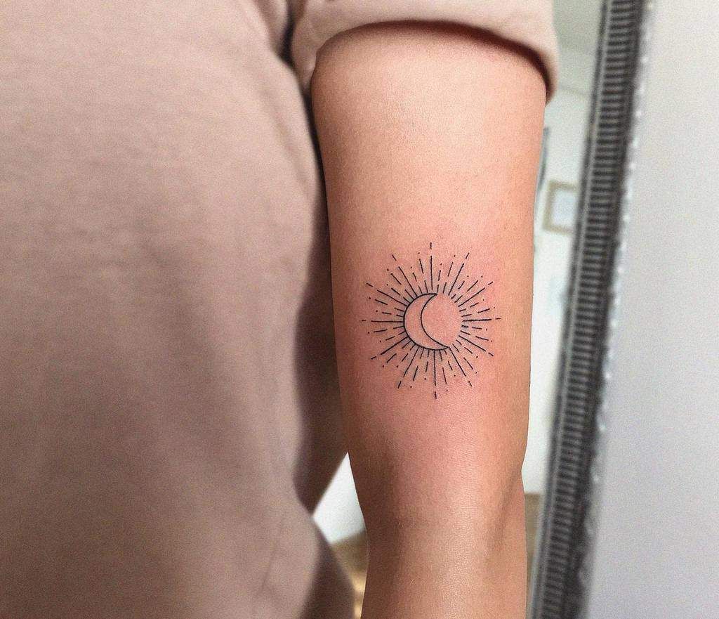 Top 67 Best Simple Sun Tattoo Ideas 2021 Inspiration Guide