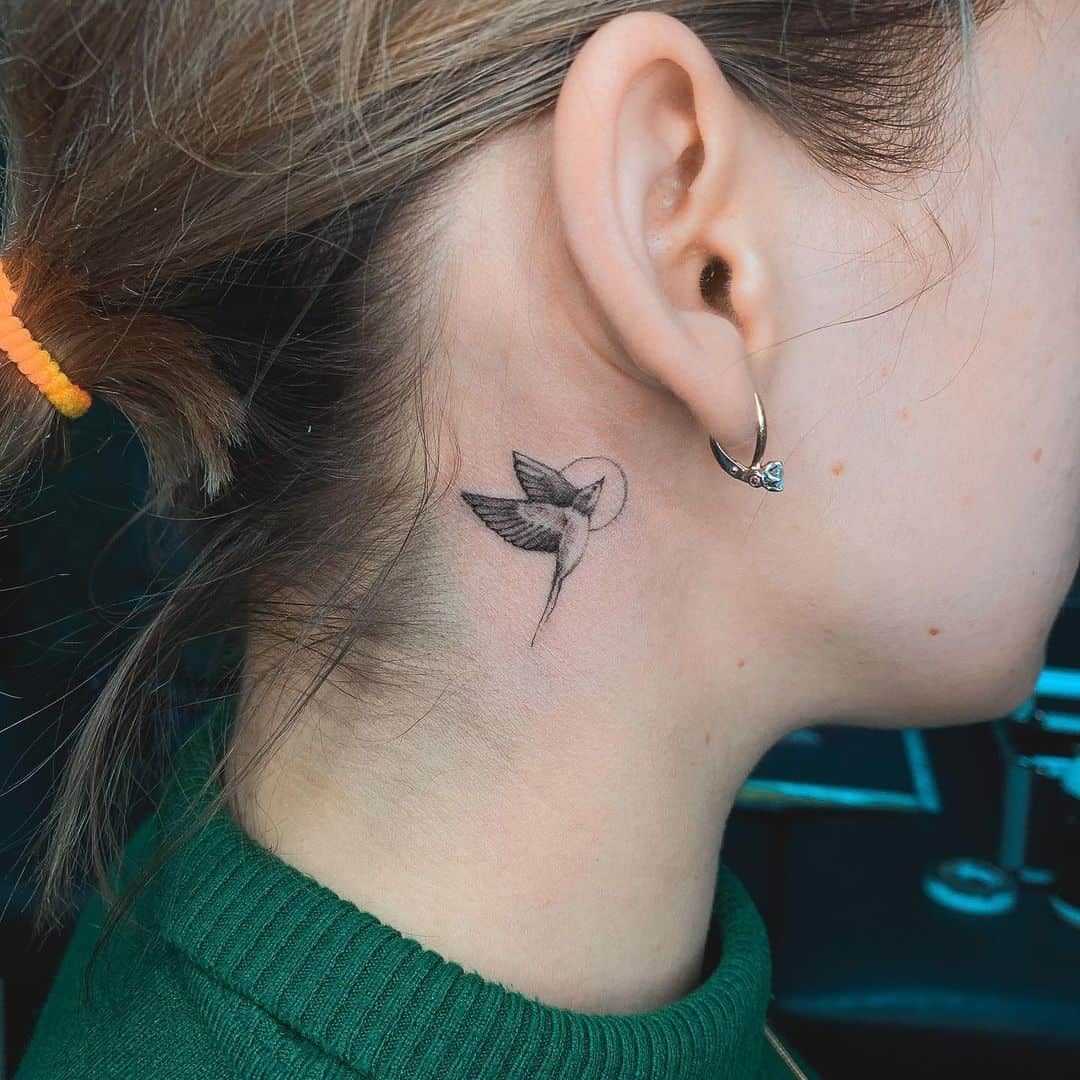 Top 72 Small Tattoo On Neck For Girl In Cdgdbentre