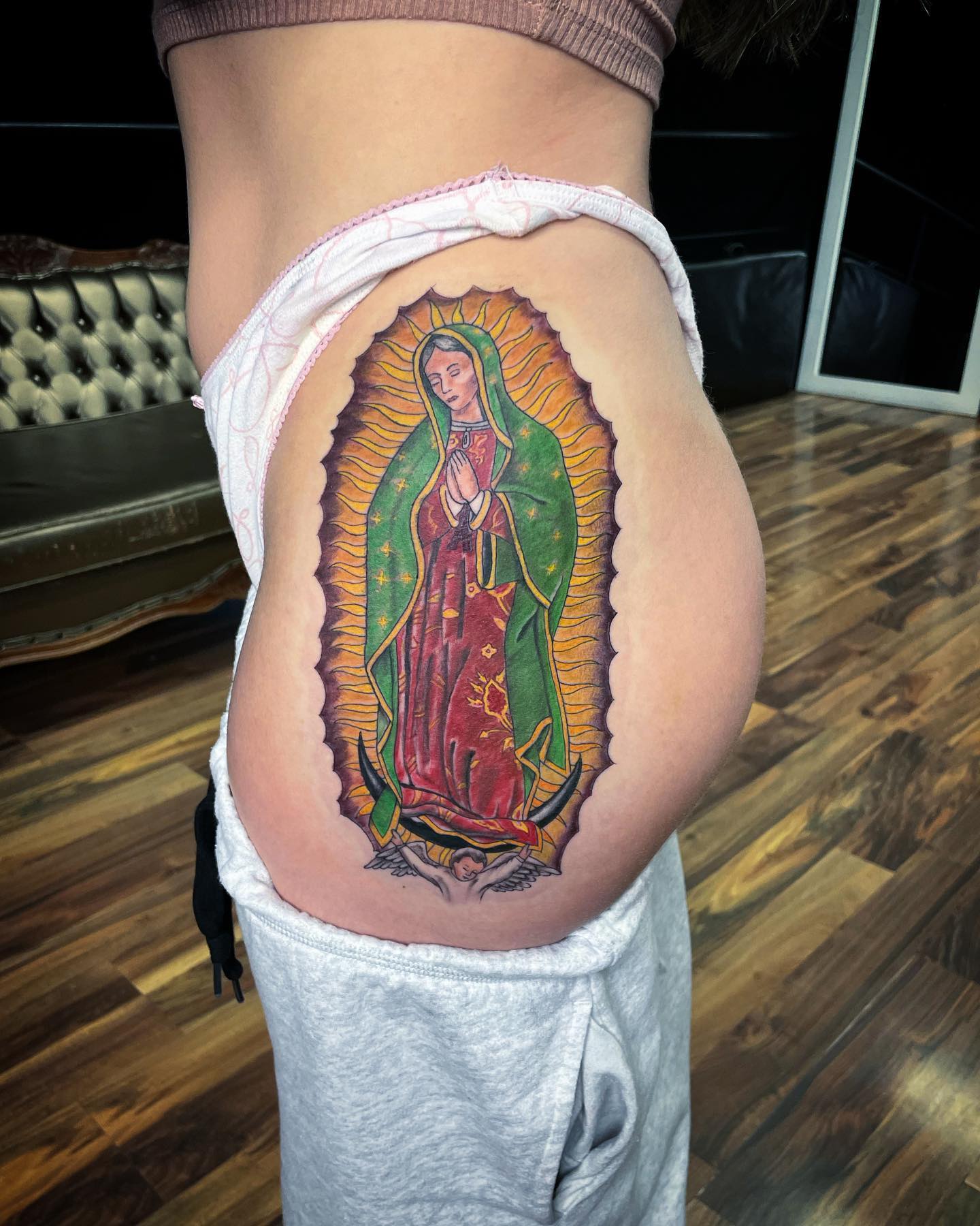 Top 72 Virgen De Guadalupe Tattoo With Roses In Eteachers