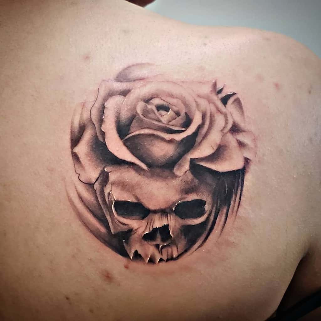 Top 80 Best Skull And Rose Tattoo Ideas 2021 Inspiration Guide