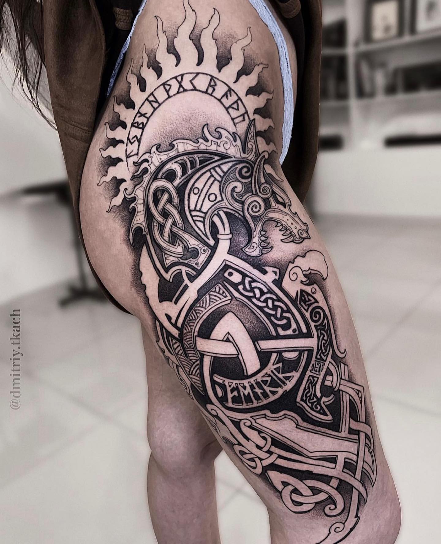 Top 86 Viking Valkyrie Tattoo Designs Best In Cdgdbentre