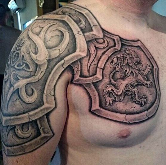 Top 93 Best Armor Tattoo Ideas 2021 Inspiration Guide Shoulder