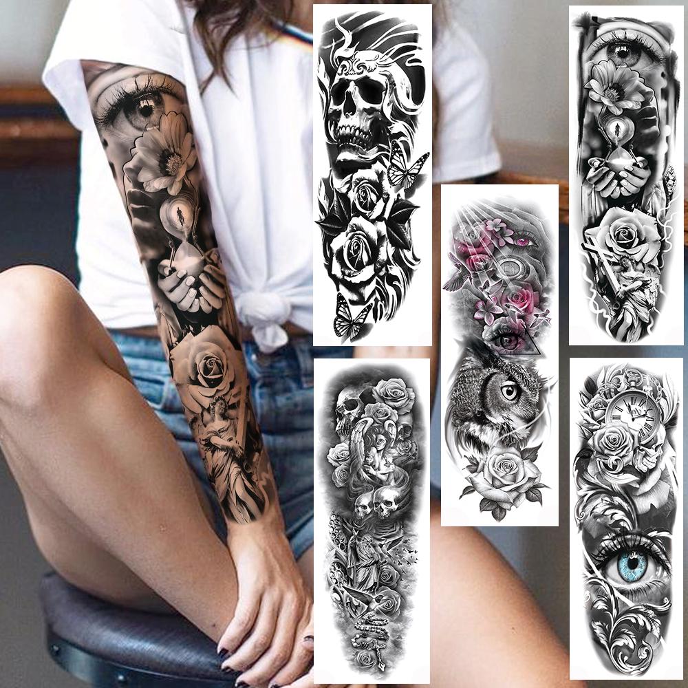 Top More Than 84 Full Sleeve Temporary Tattoos Thtantai2