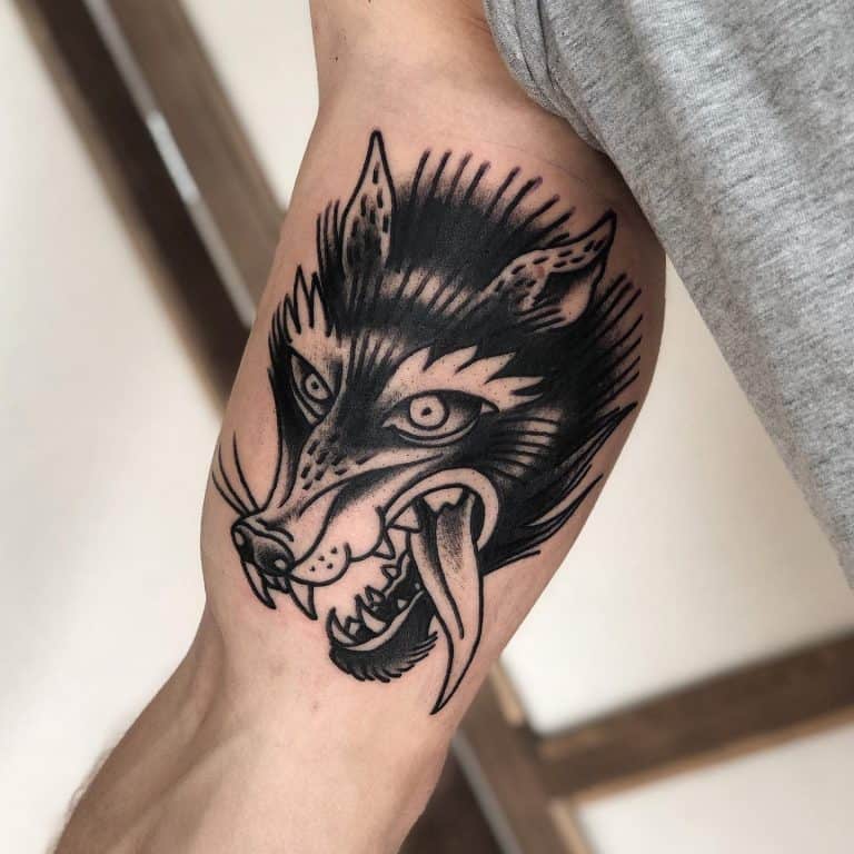 Traditional Wolf Tattoo Wolf Tattoo S Tattoo Tattoos