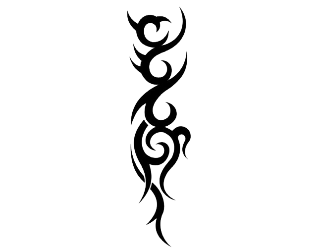 Transparent Tattoo PNG Designs for Inside Bicep Placement