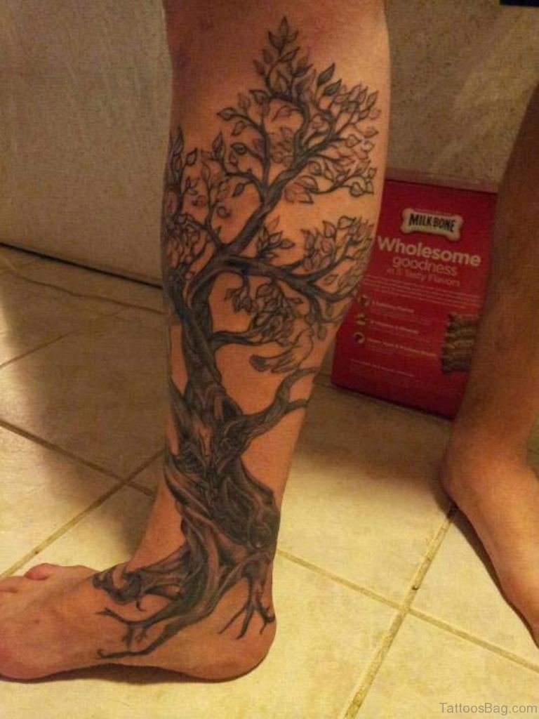 5 Stunning Tree On Leg Tattoo Ideas You'll Love