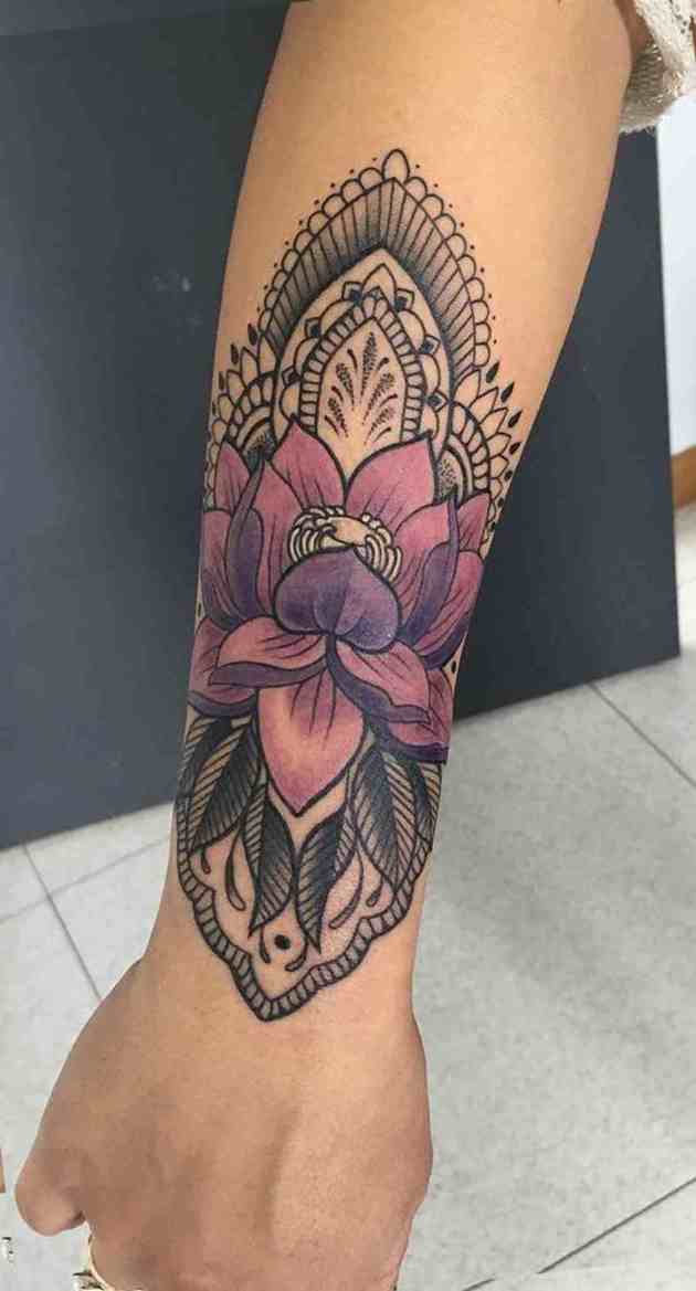 Trending Lotus Flower Tattoos