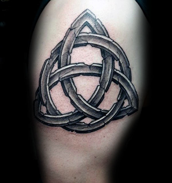 Triquetra Celtic Knot Tattoo Celtic Tattoos Feather Tattoo Arm Arm