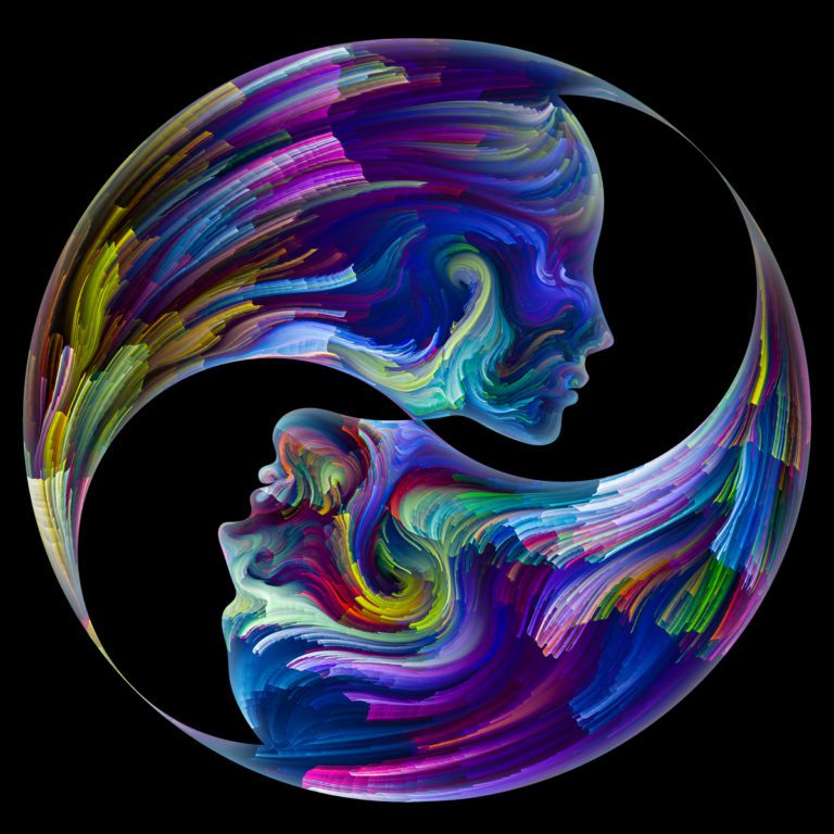 Twin Flame Yin Yang Complementary Duality Cosmic Minds Matching