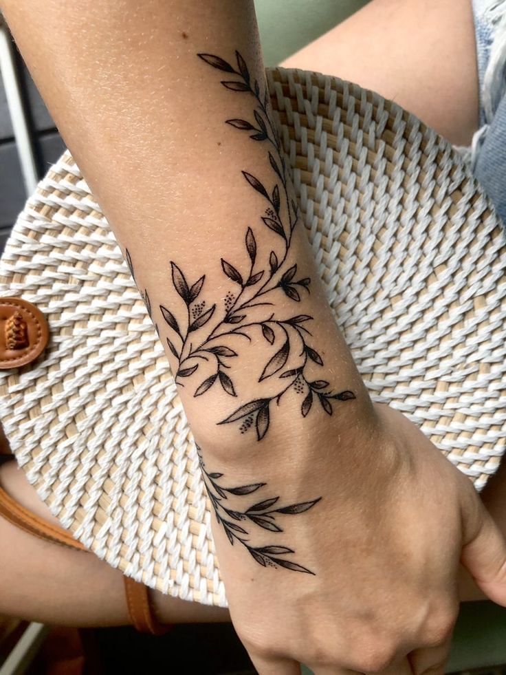 Unique Rose Vine Tattoos