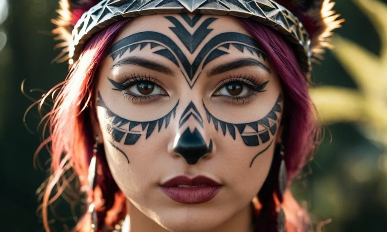 Unveiling The Symbolic Meaning Of The Woman With Wolf Headdress Tattoo Christian Website