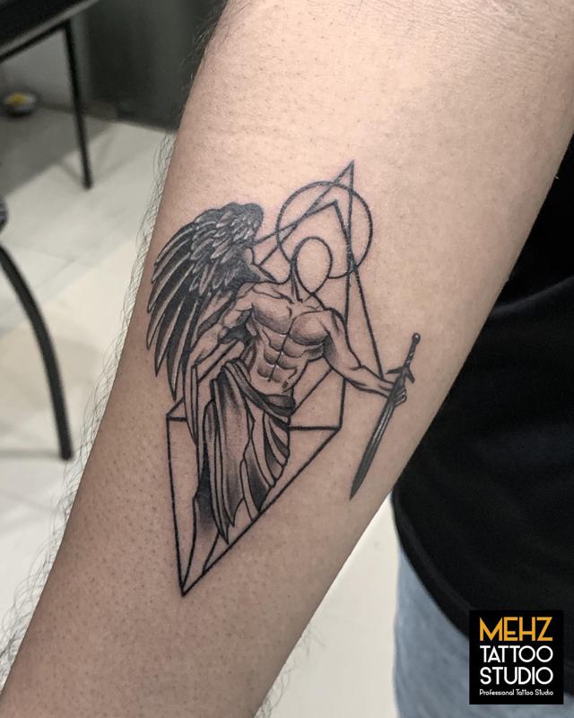 Update 69 Forearm Guardian Angel Tattoos Latest In Cdgdbentre