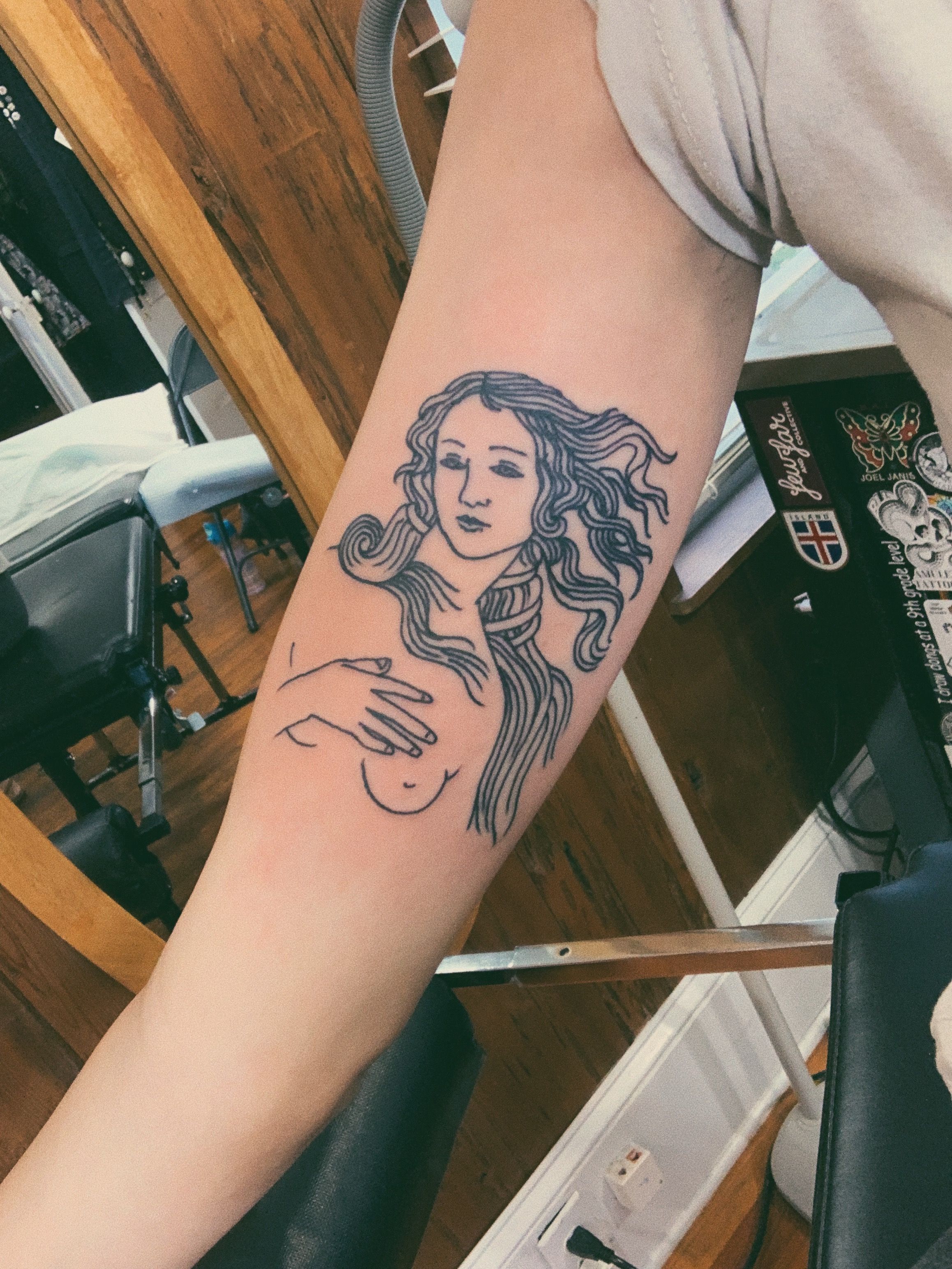 Update 72 Birth Of Venus Tattoo Latest In Cdgdbentre