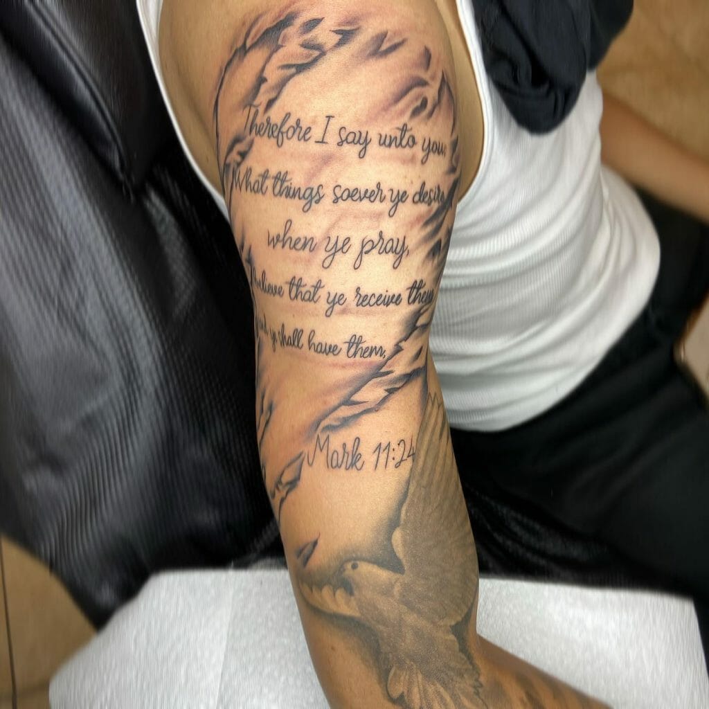 Update More Than 77 Forearm Bible Verse Tattoos Best In Coedo Com Vn