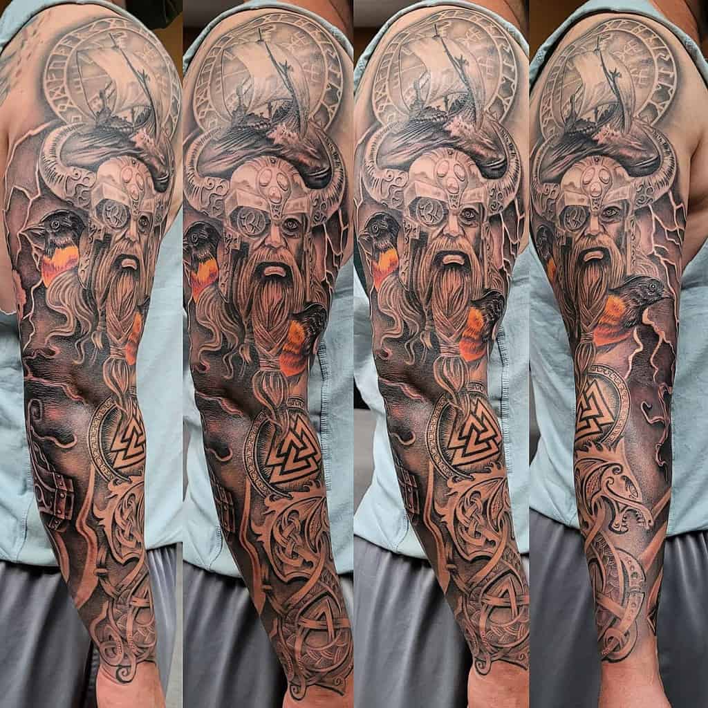 Viking Sleeve Tattoo Designs