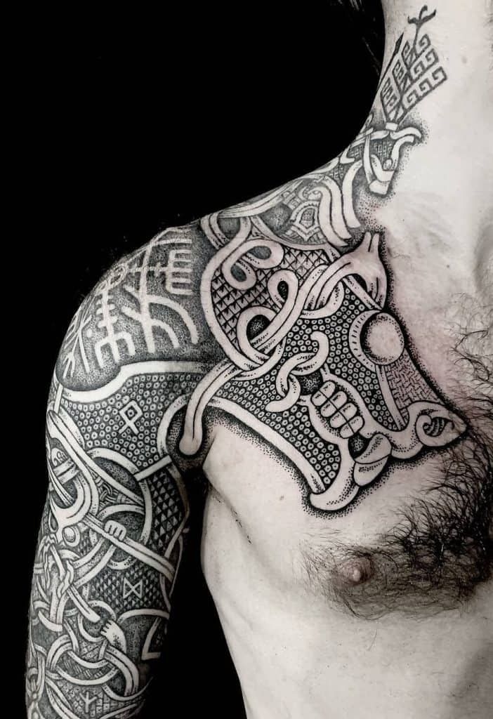 Viking Tattoo Designs Meanings Did Vikings Have Tattoos