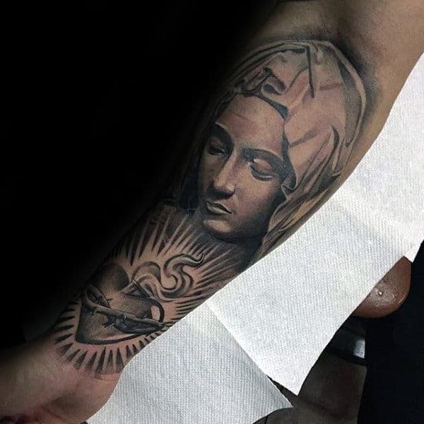 Virgin Mary Tattoo Forearm: Timeless Faith, Beautiful Ink