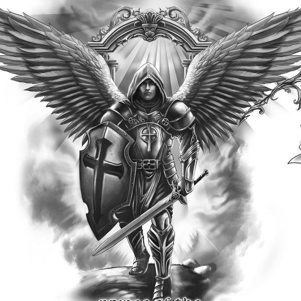 5 Stunning Designs for Warrior Archangel Michael Tattoos