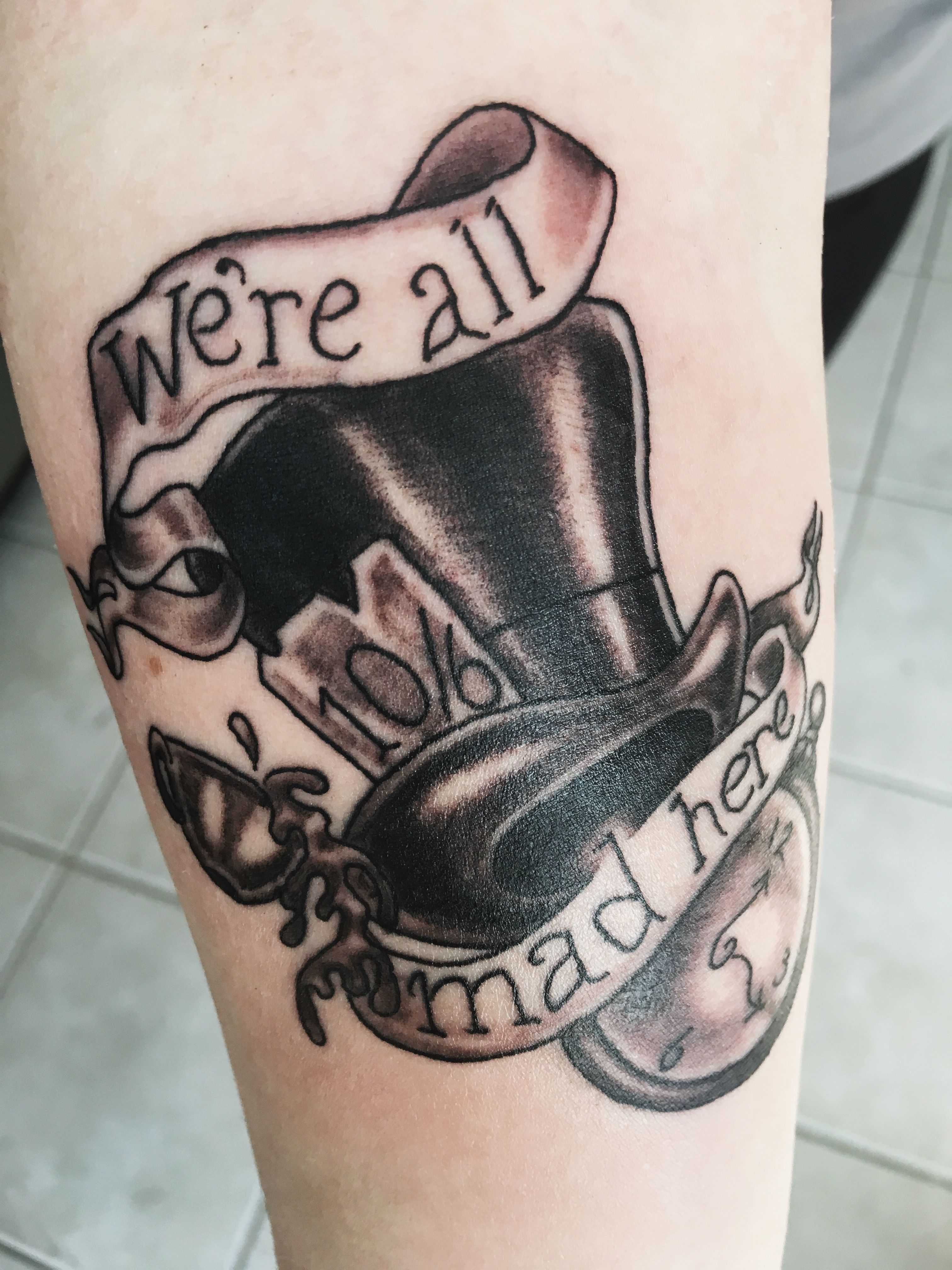 We Re All Mad Here Were All Mad Here Tattoo Designs Tattoos And