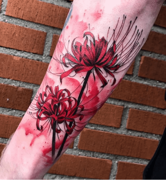 What Does A Red Spider Lily Tattoo Mean Design Talk