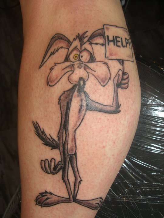 Wile E Coyote Tattoo Meaning