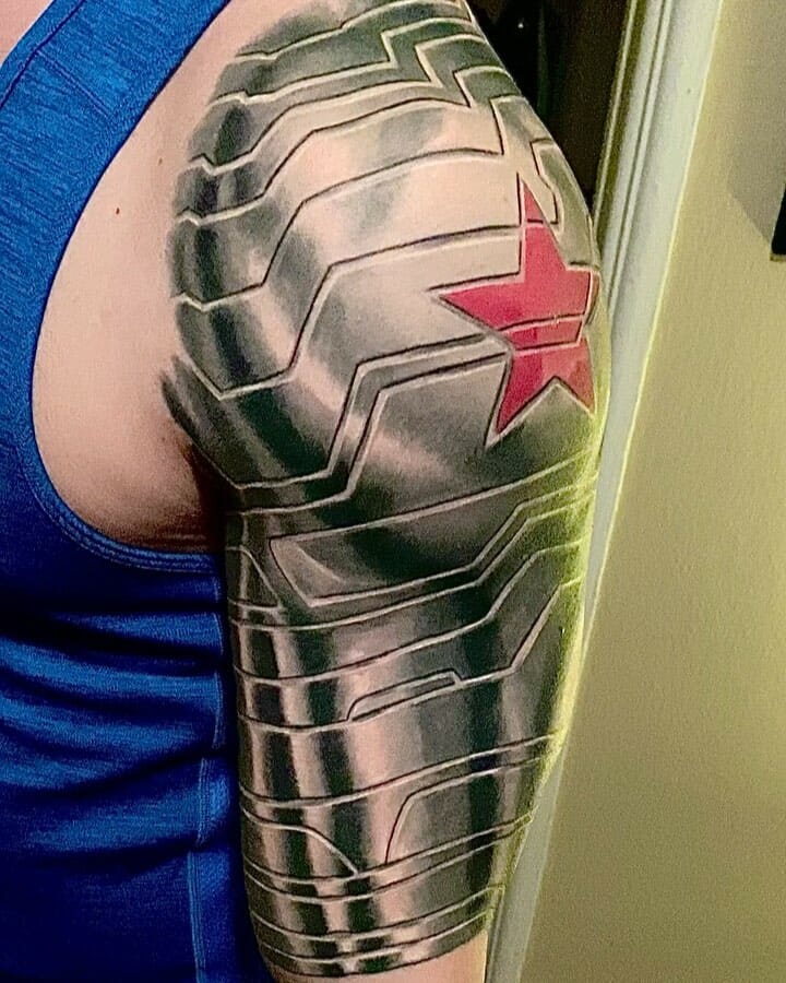 Winter Soldier Arm Sleeve Tattoo Arm Tattoo Sites