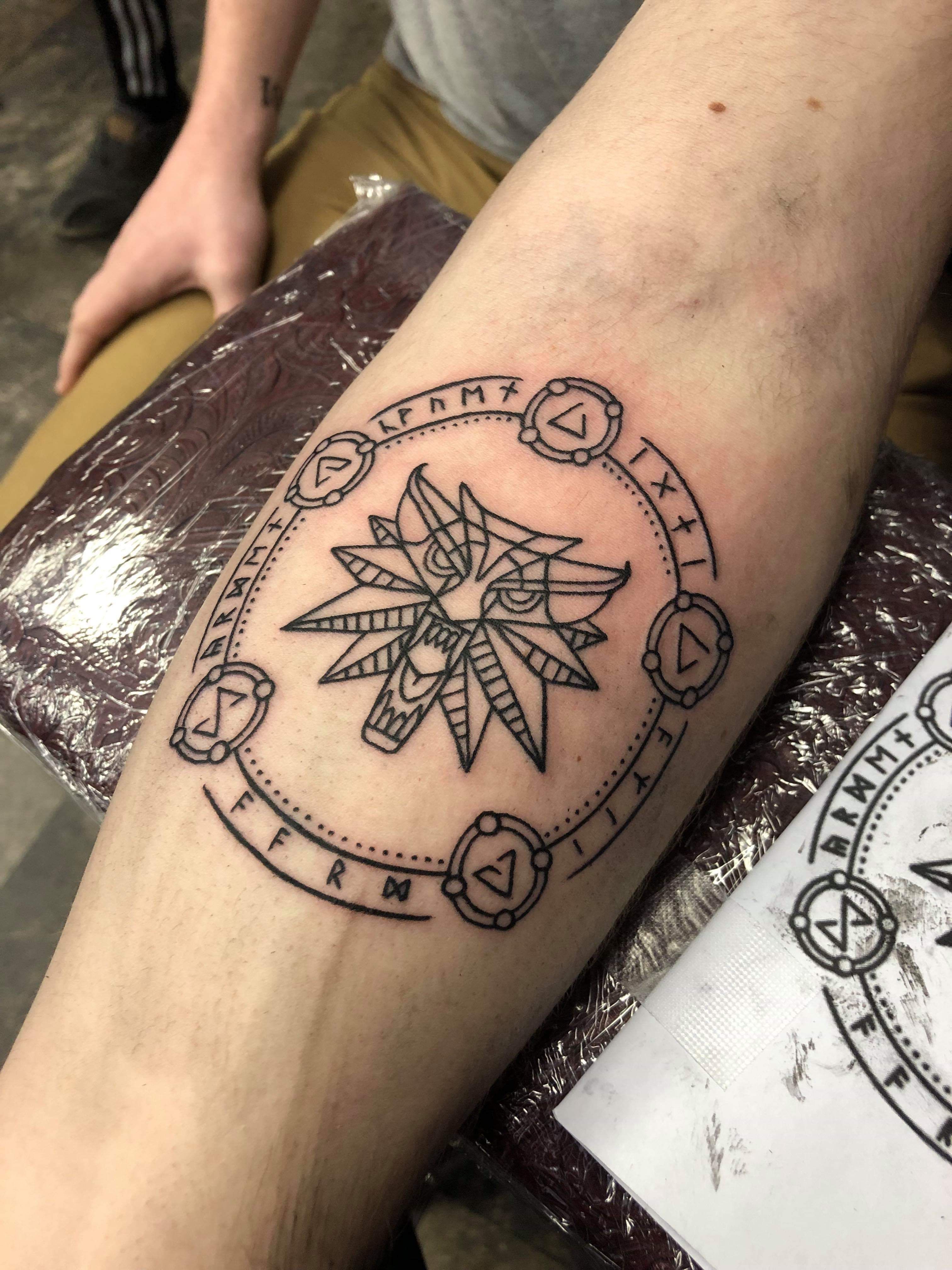 Witcher Medallion The Witcher Witcher Tattoo