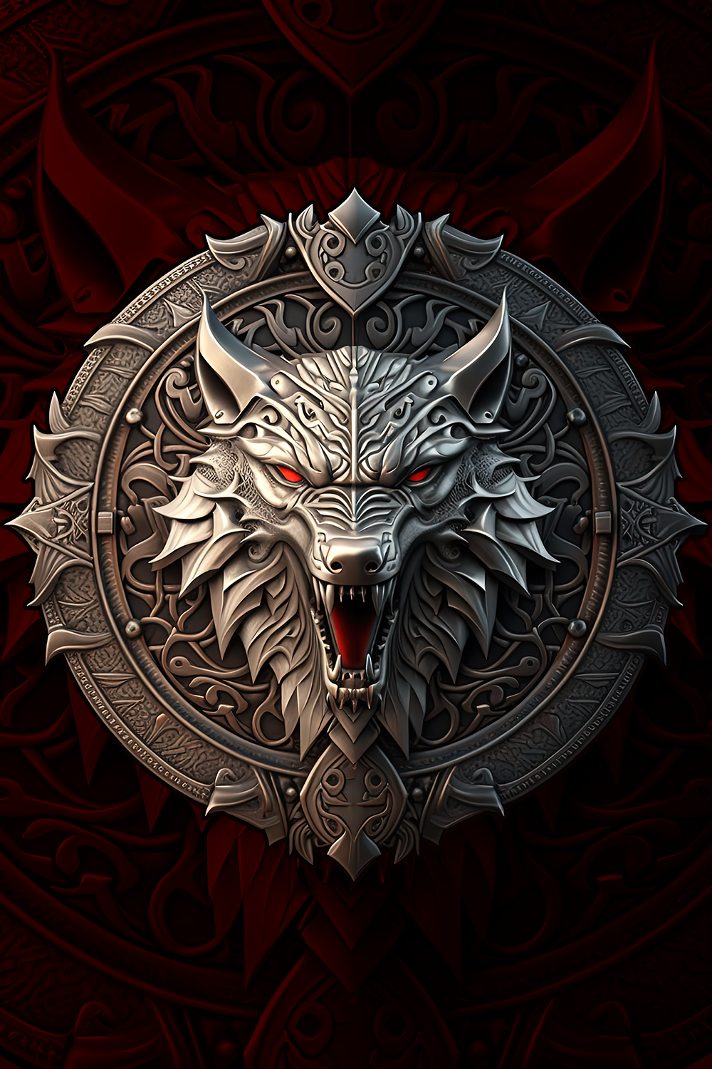 Wolf Medallion T Shirt Witcher Tattoo Witcher Medallion The Witcher