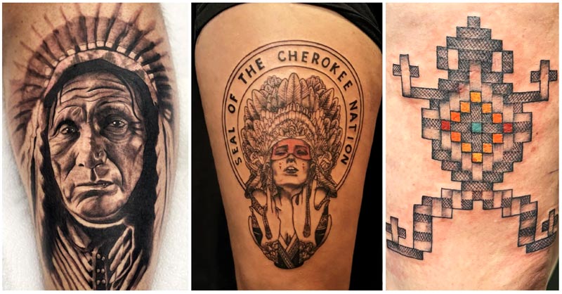 5 Traditional Woman Cherokee Indian Tattoo Ideas