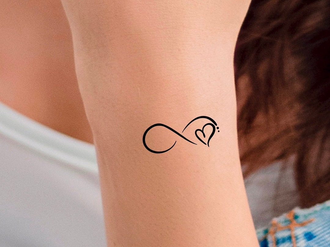 Wrist Infinity Heart Tattoo: Symbol of Eternal Love