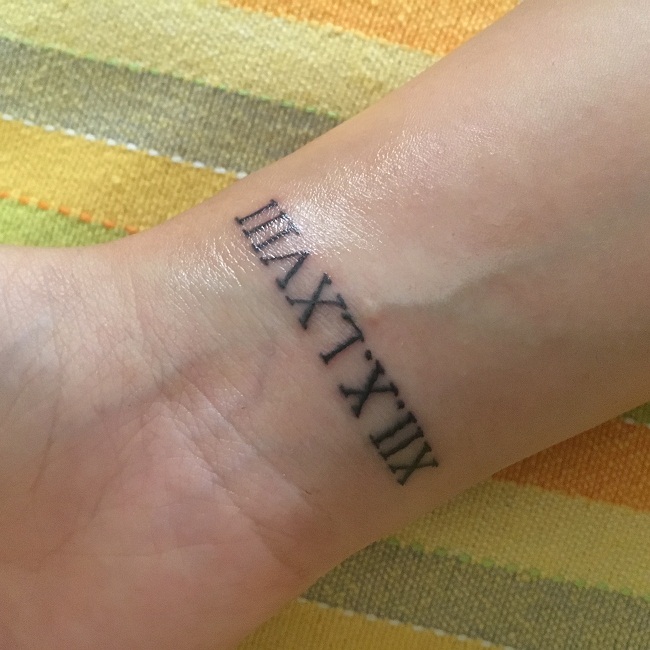 5 Timeless Wrist Roman Numeral Tattoo Ideas