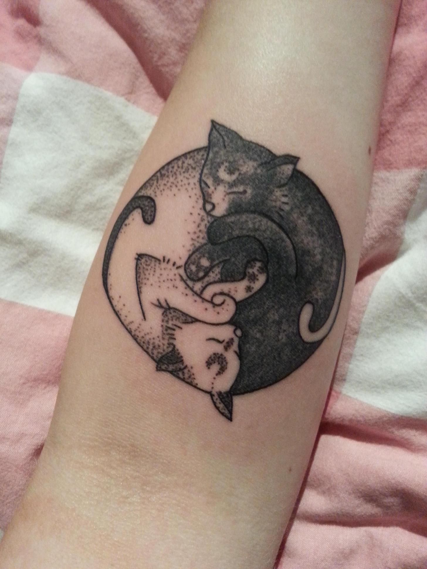 Yin Yang Cat Tattoo: Symbolic and Stylish Ink Ideas