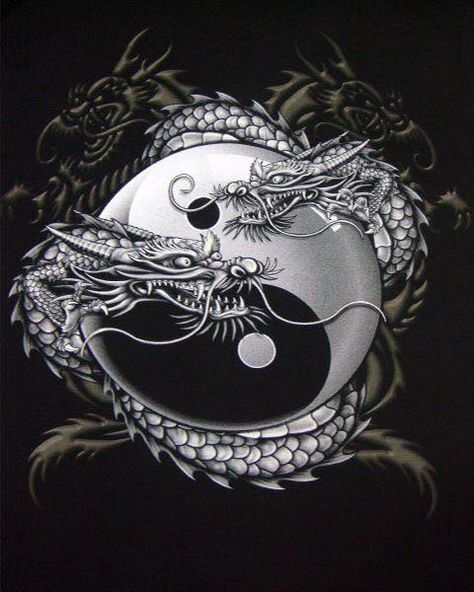 Yin Yang Dragon Symbolism And Origins Taslaklar Sanatsal D Vmeler Izimler